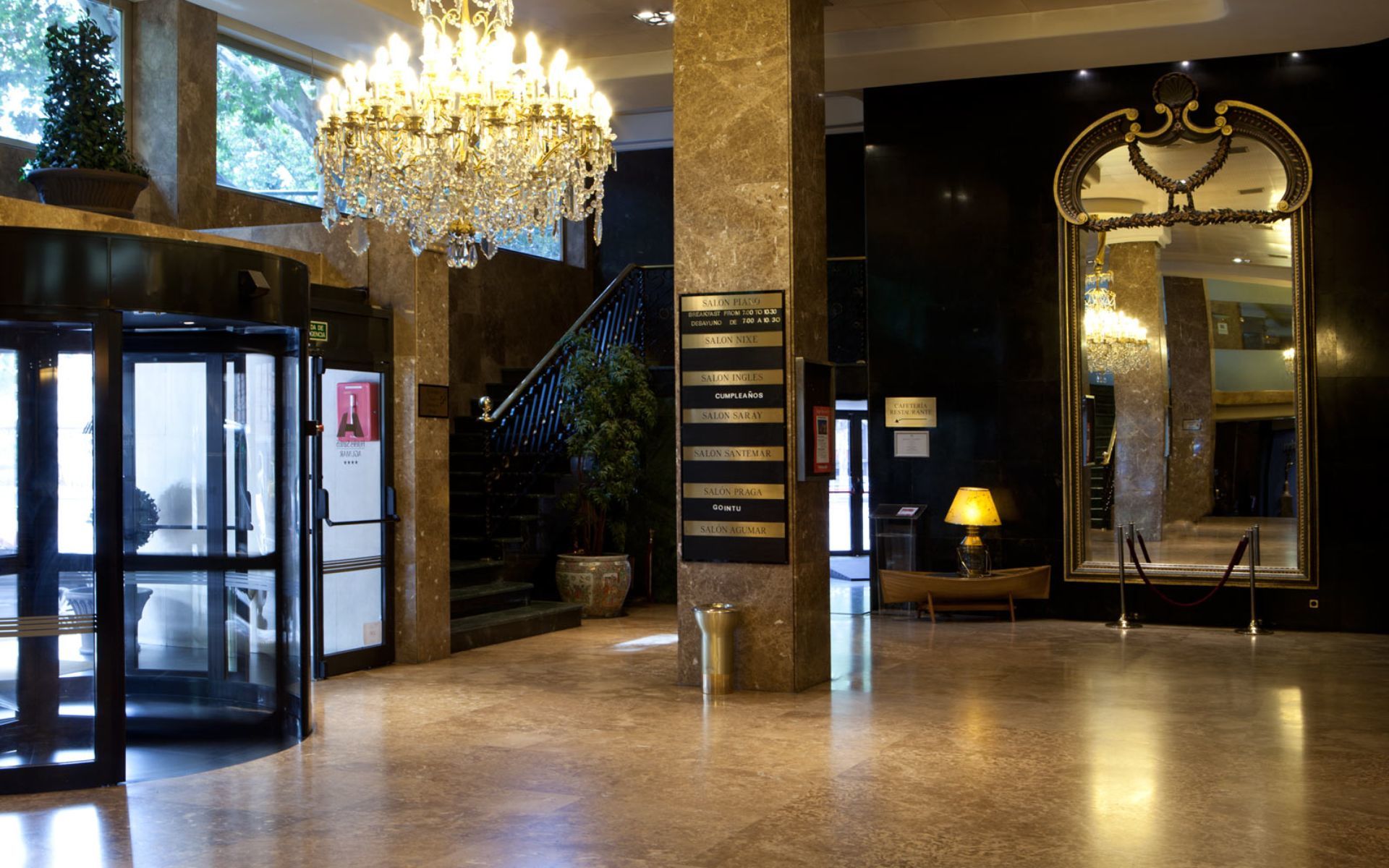 Agumar Hotel Madrid Exterior photo The lobby of the hotel