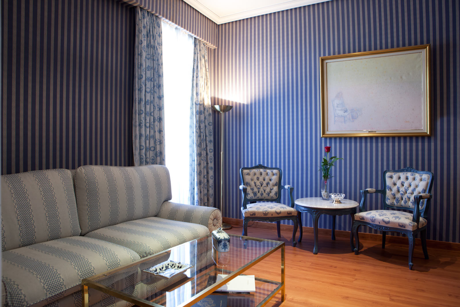 Agumar Hotel Madrid Exterior photo A living room in Madrid, Spain.